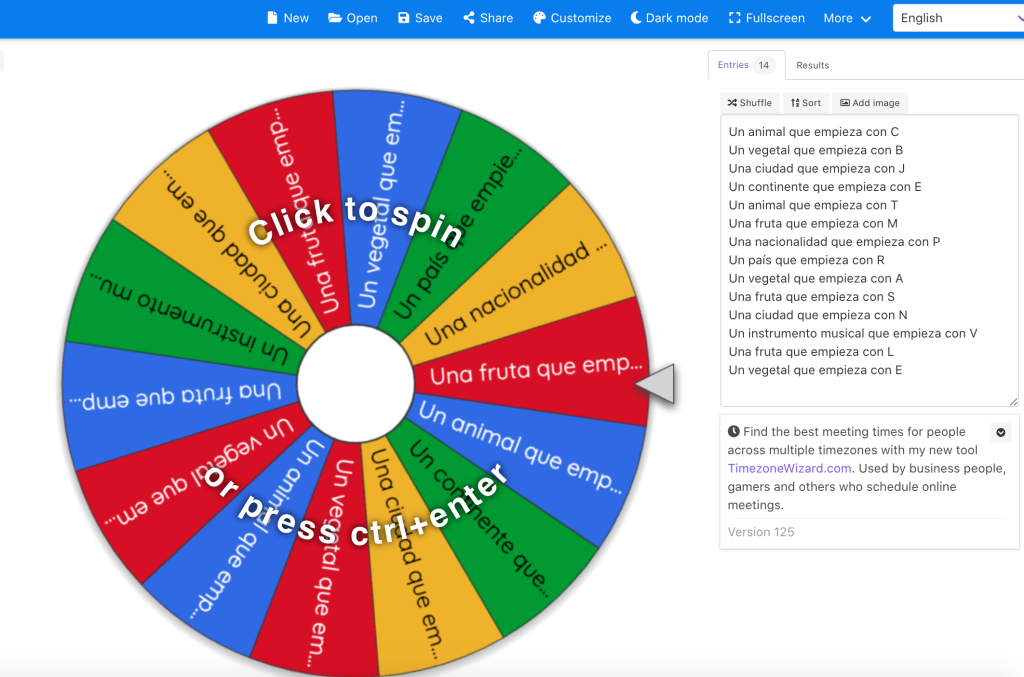 Wheel of Names